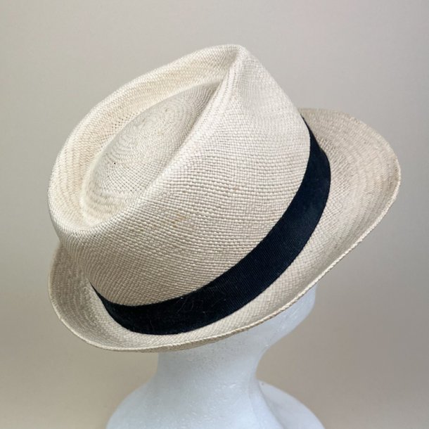 Beige vintage fedora hat str. M