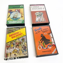 Fire vintage kassetteb�nd til b�rn