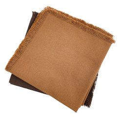 Fire retro mundservietter i brune nuancer