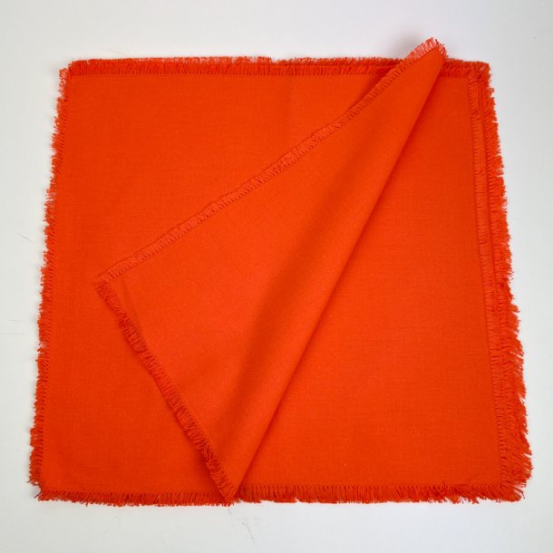Fire orange retro mundservietter