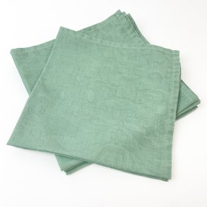 Vier Vintage-Servietten aus Damast