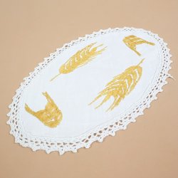 Vintage flakon med broderi