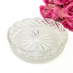 Vintage flaskebakke i glas