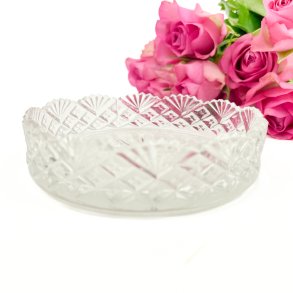 Vintage flaskebakke i glas