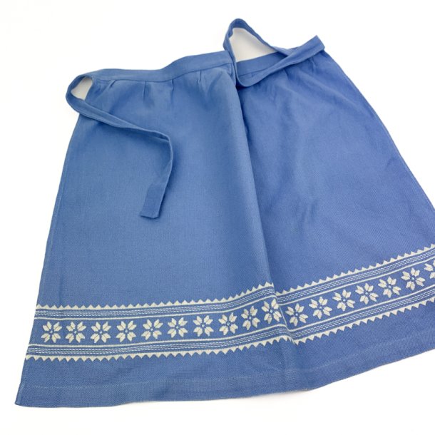 Bl�t vintage forkl�de bomuld