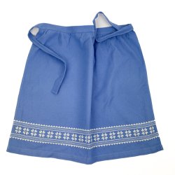 Bl�t vintage forkl�de bomuld