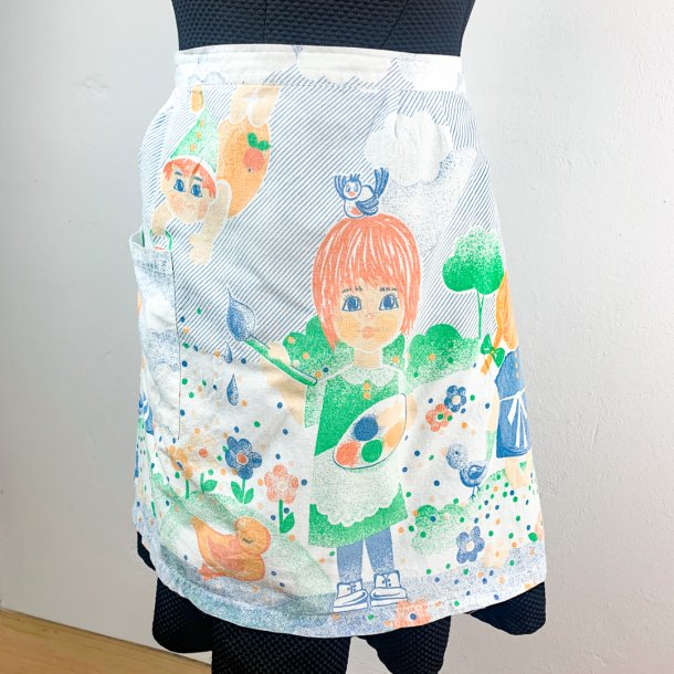 Retro Schrze mit Print