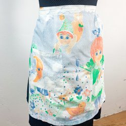 Retro Schrze mit Print