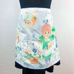 Retro Schrze mit Print