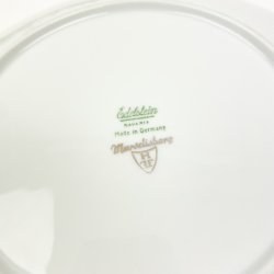 Elegant hvid Marieluise frokosttallerken