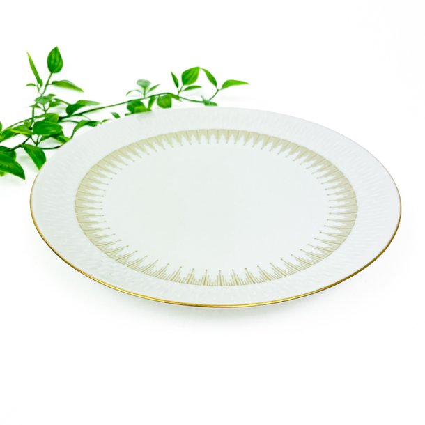Elegant hvid Marieluise frokosttallerken