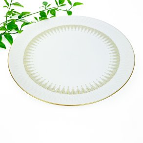 Elegant hvid Marieluise frokosttallerken