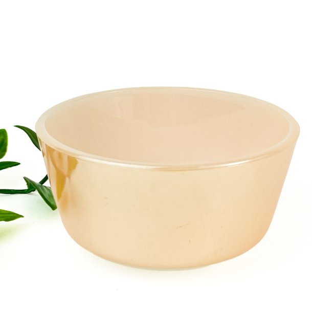 Kleine vintage rosa Glasschale