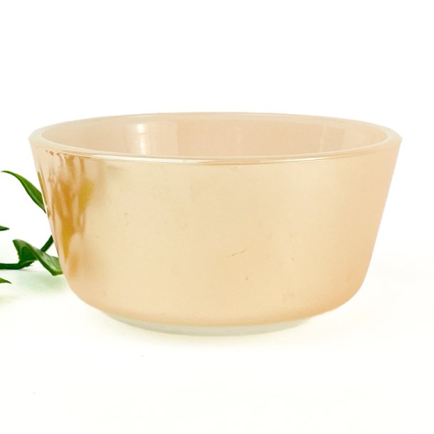 Kleine vintage rosa Glasschale