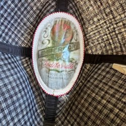 Brun vintage fedora str. 58