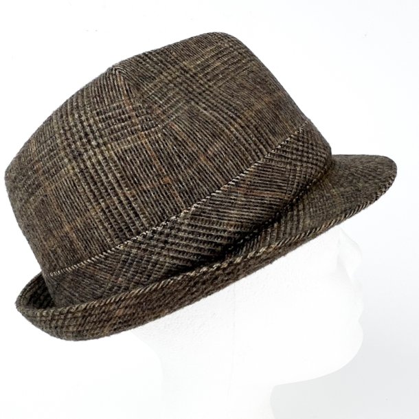 Brun vintage fedora str. 58