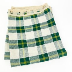 Kopi af Grn kariertes Retro-Kchengardinen  vier Teile