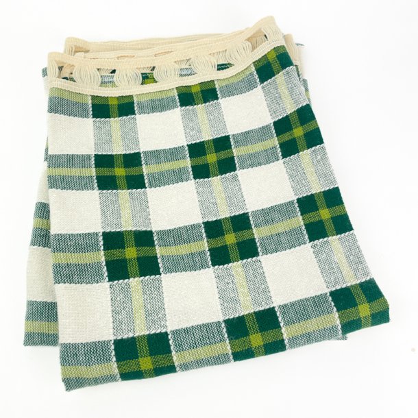 Kopi af Grn kariertes Retro-Kchengardinen  vier Teile