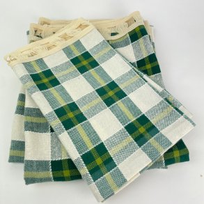 Kopi af Grn kariertes Retro-Kchengardinen  vier Teile