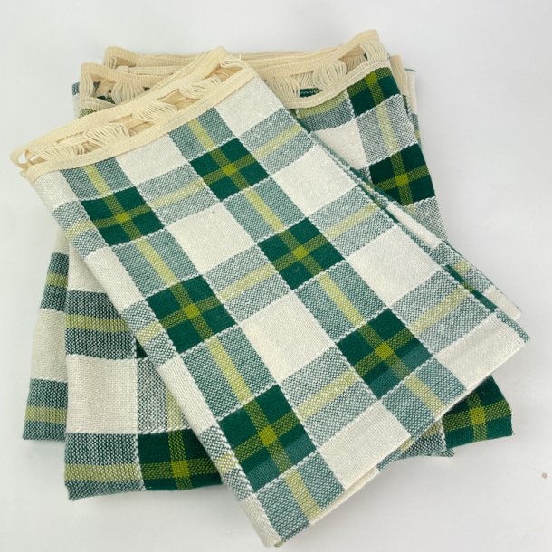 Kopi af Grn kariertes Retro-Kchengardinen  vier Teile