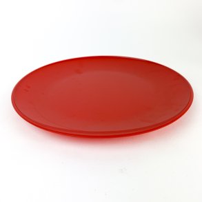 Retro roter Rosti Teller