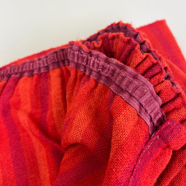 To retro gardinfag orange stribet