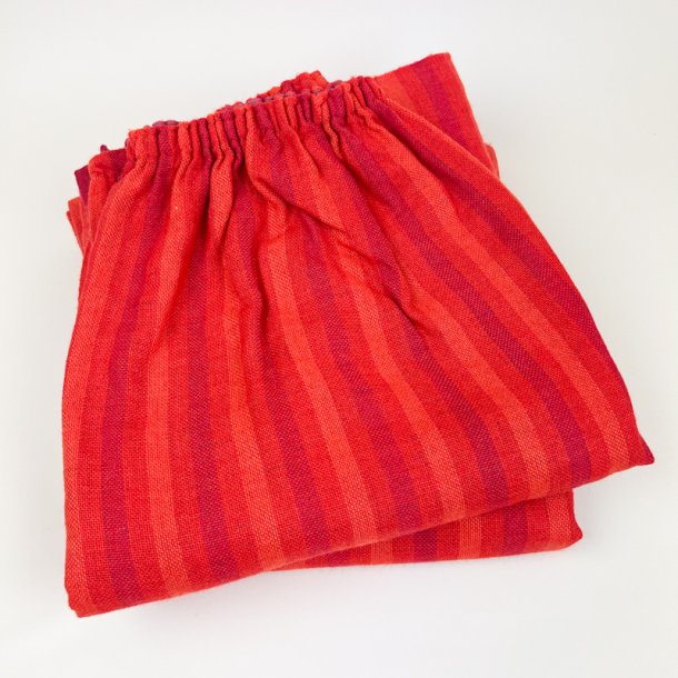 To retro gardinfag orange stribet