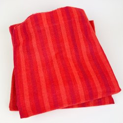 To retro gardinfag orange stribet