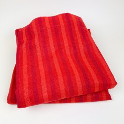 To retro gardinfag orange stribet