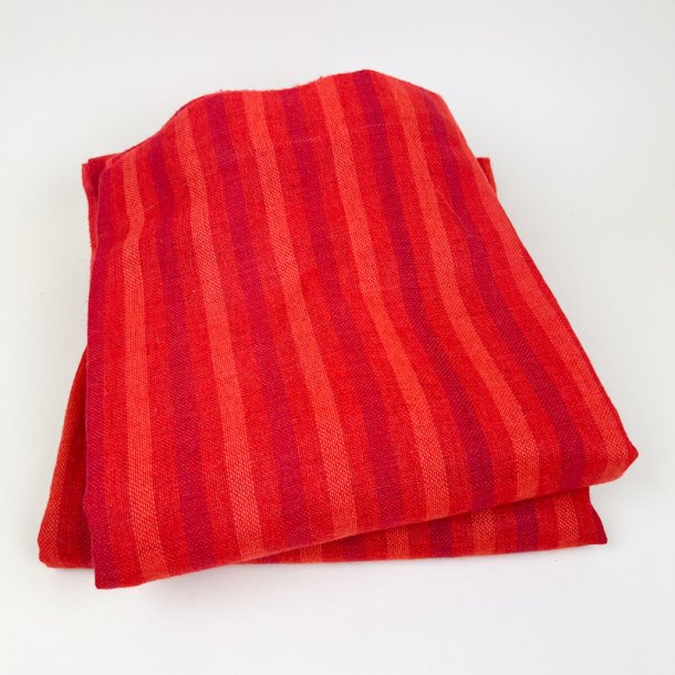 To retro gardinfag orange stribet