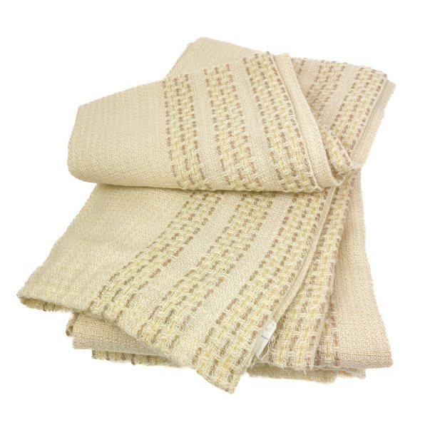 Cremefarvede vintage gardiner