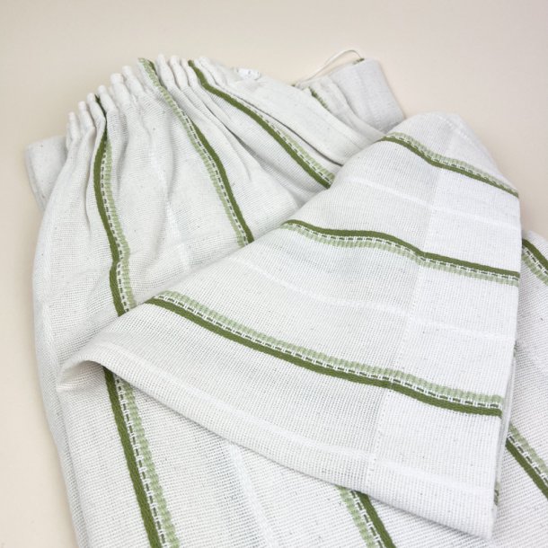 To retro gardinfag gr�n stribet