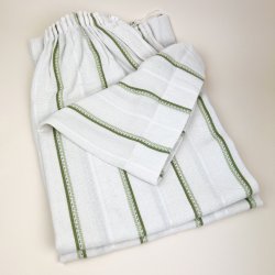 To retro gardinfag gr�n stribet