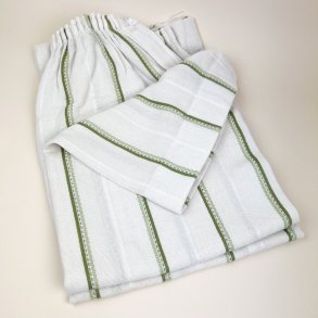 To retro gardinfag gr�n stribet