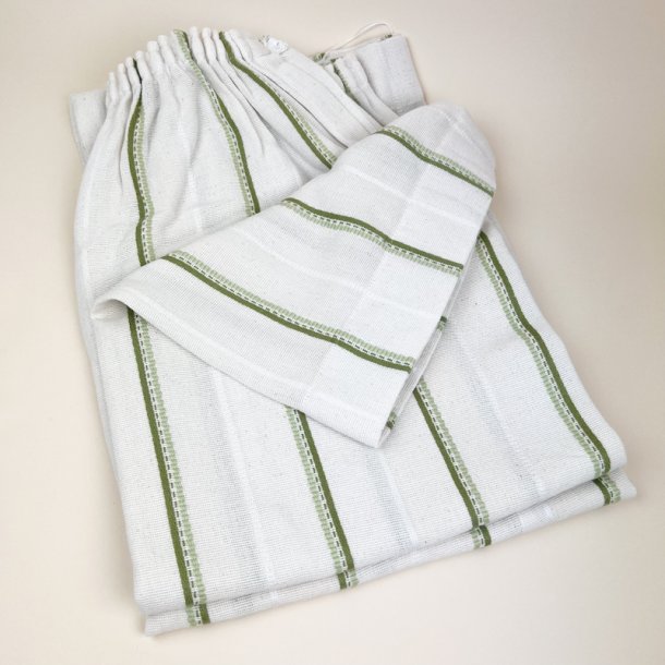 To retro gardinfag gr�n stribet