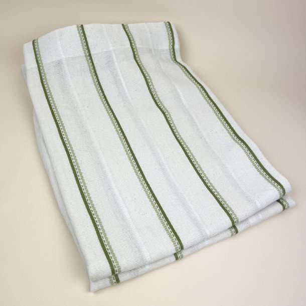 To retro gardinfag gr�n stribet