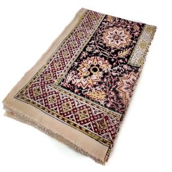 Vintage dug med orientalsk mnster  130 cm