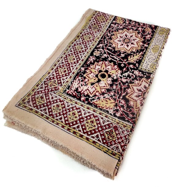 Vintage dug med orientalsk mnster  130 cm