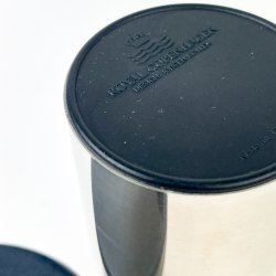 Royal Copenhagen Milchgieer und Zuckerdose aus Stahl  Jrgen Mller