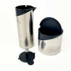 Royal Copenhagen Milchgieer und Zuckerdose aus Stahl  Jrgen Mller