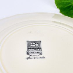 Dyb tallerken - "Scenes after constable"- W.H. Grindley &amp; coltd, England