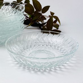 Facettierte Vintage-Eisbecher