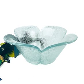 Holmegaard Garni Schale aus geriffeltem Glas