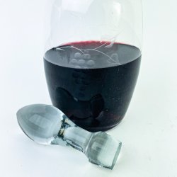 Hj, smuk vintage glaskaraffel 