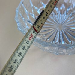 Prisme Lyngby vintage krystalsk�l - � 20 cm