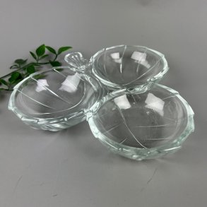 Vintage cabaretfad glas