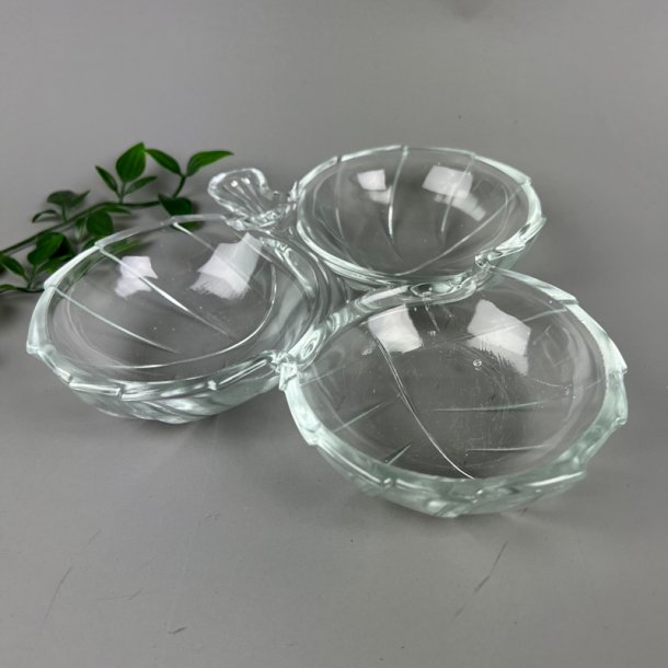 Vintage cabaretfad glas