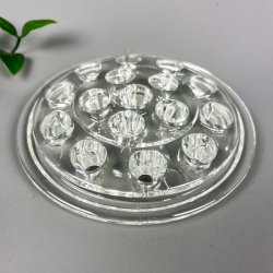 Vintage blomsterfakir glas