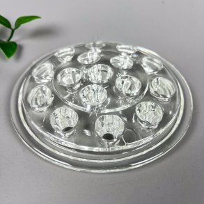 Vintage blomsterfakir glas