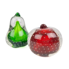 Kunstglas �ble og p�re